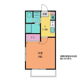 ボナールB【1階】の間取り