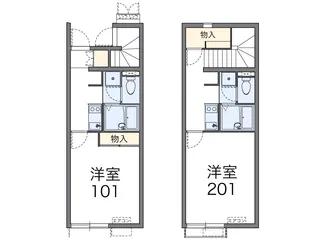 コートドール【2階】の間取り