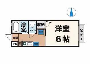 ラポール【2階】の間取り