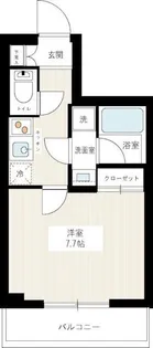 MAXIV小竹向原【1階】の間取り