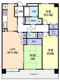 ソフィア習志野【2階】の間取り