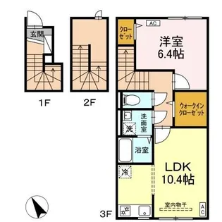 ムーンライトテラス【3階】の間取り