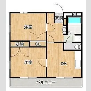 セレーノオジマI【2階】の間取り