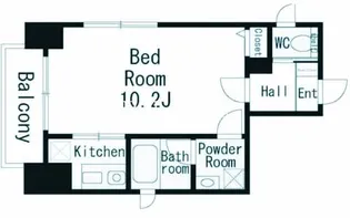 スカイタワー東上野【4階】の間取り