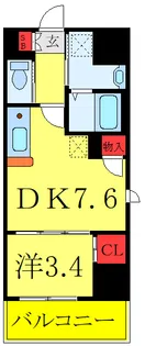 アクシーズタワー川口VIII【5階】の間取り