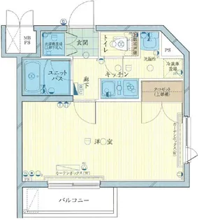 ルーブル豊玉参番館【3階】の間取り