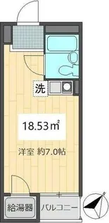 シャルマン文京千駄木【2階】の間取り