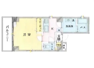 ワンズステージ駒場東大前【2階】の間取り