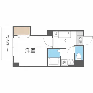 みおつくし岸里III【5階】の間取り