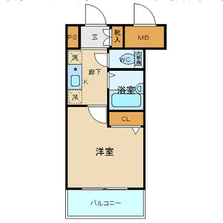 メインステージ銀座【11階】の間取り