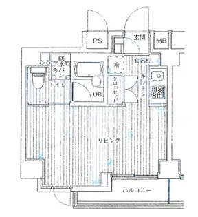 エルニシア蔵前【2階】の間取り