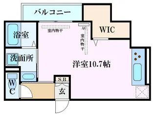サンマルク E【3階】の間取り