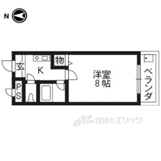 ジュネス丸池B棟【5階】の間取り