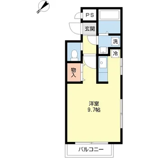 レゾンノール【1階】の間取り