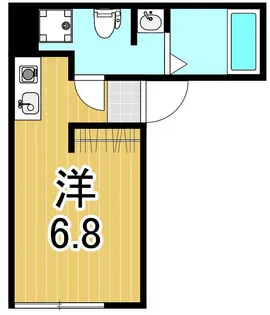 フィオーネ亀有【2階】の間取り