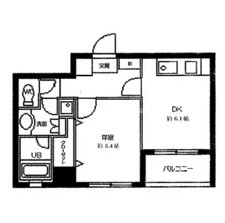 ラクラス田原町【3階】の間取り
