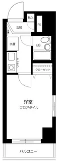 菱和パレス月島【8階】の間取り