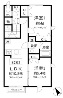 シエル【2階】の間取り