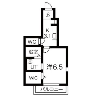 SANWA Crest【1階】の間取り