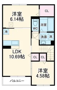 Elpis【2階】の間取り