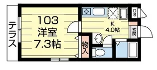 ラ・ビスタ・パークハウス戸部【1階】の間取り