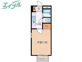 FOBOSII【2階】の間取り