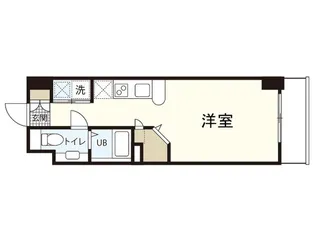 LECIEL庚午北【8階】の間取り