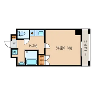 プラネット【5階】の間取り