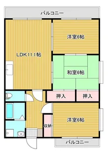 リーベ・りんどう【3階】の間取り