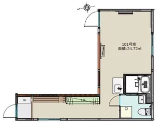 BoaSorte綾瀬1丁目【2階】の間取り