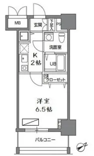 カスタリア三ノ輪【9階】の間取り