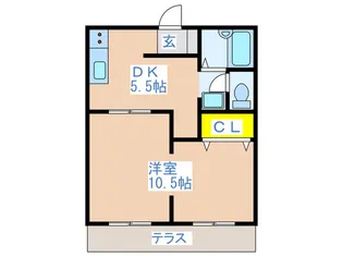カーサN【1階】の間取り