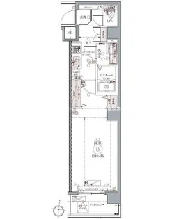 CREVISTA豊洲Bay SideII【5階】の間取り