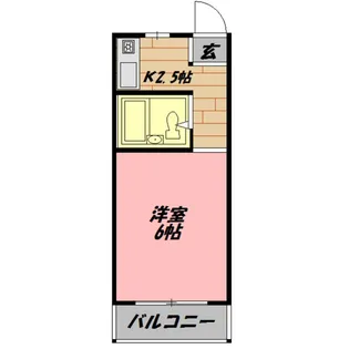 ロイヤルオーディン藤田町【1階】の間取り
