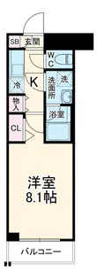 メインステージ武蔵中原ヴィオラ【3階】の間取り
