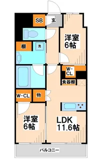 サンクレイドル浅草III【12階】の間取り