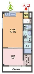 コーポ石川【1階】の間取り