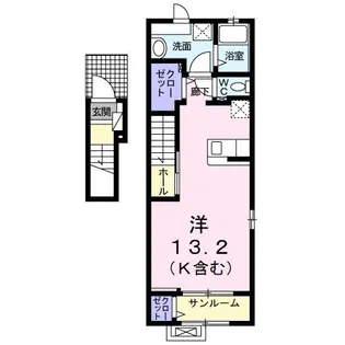 ノワ・ルーナ【2階】の間取り