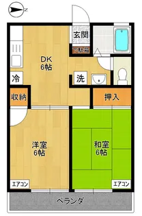 パーシモンハウス【2階】の間取り