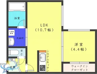HOPE植物園【3階】の間取り