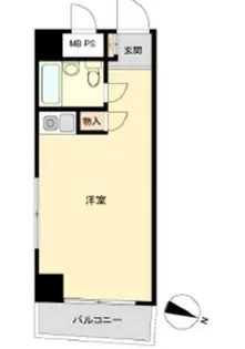 浅草橋センチュリー21【4階】の間取り