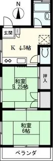 ジュイMハイツ【2階】の間取り