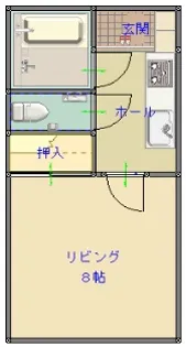 カナールいずも【1階】の間取り