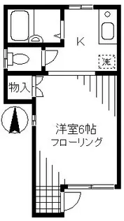 Kハイム【1階】の間取り