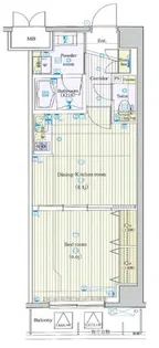 ジーコンフォートウエスト新横浜【5階】の間取り