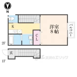 ブセナテラス1番館【1階】の間取り