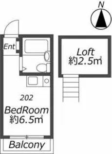 AP1467 ペアパレス徳丸【2階】の間取り