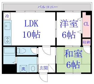 パークハイム63【7階】の間取り