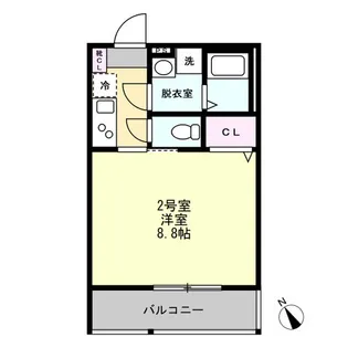 ベイルーム05【3階】の間取り