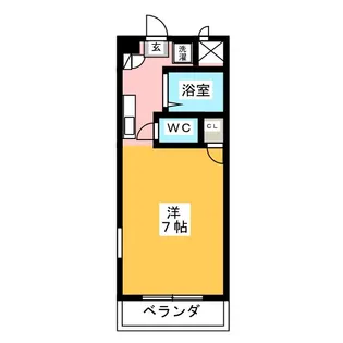 アーバンライフ陣中【4階】の間取り